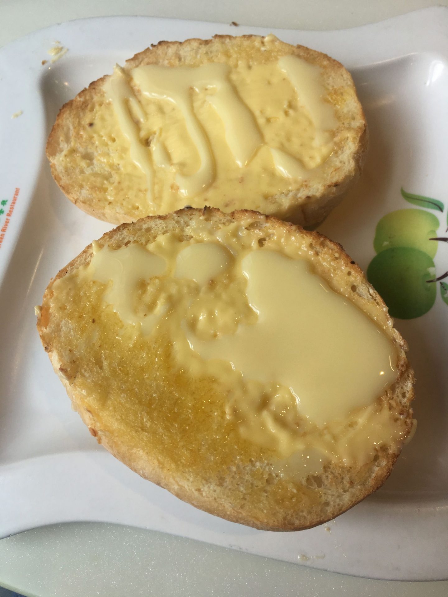 Hong Kong food, toast with condensed milk